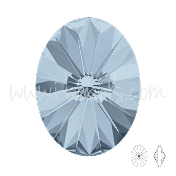 Swarovski 4122 Oval Rivoli crystal blue shade 18x13.5mm (1)