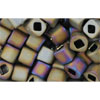 Kaufen Sie Perlen in Deutschland cc614 - Toho cube perlen 4mm matt colour iris brown (10g)