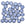 Perlen Einzelhandel Honeycomb Perlen 6mm pastel montana blue (30)