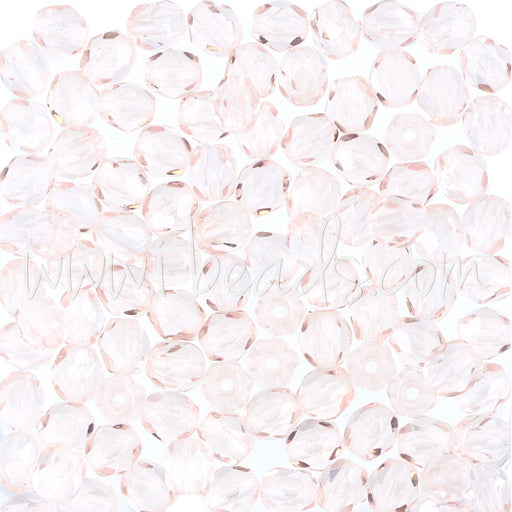 Kaufen Sie Perlen in Deutschland Glasschliffperlen rosaline 4mm (100)