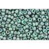 cc1207 - Toho rocailles perlen 11/0 marbled opaque turquoise/blue (10g)