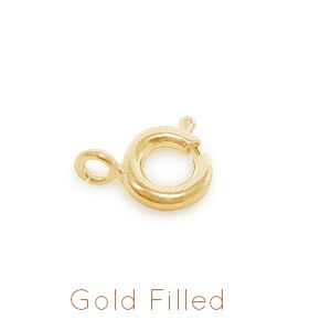 Kaufen Sie Perlen in Deutschland Verschluss runde Feder 5mm Gold Filled (2)