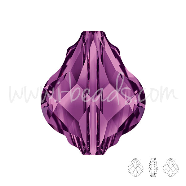 Swarovski 5058 Baroque Perle amethyst 10mm (1)