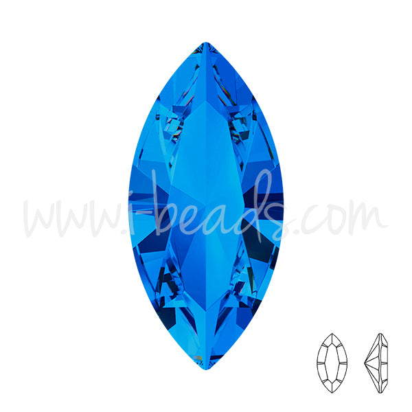 Swarovski 4228 navette sapphire 15x7mm (1)