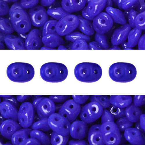 Super Duo Perlen 2.5x5mm Opaque Blue (10g)