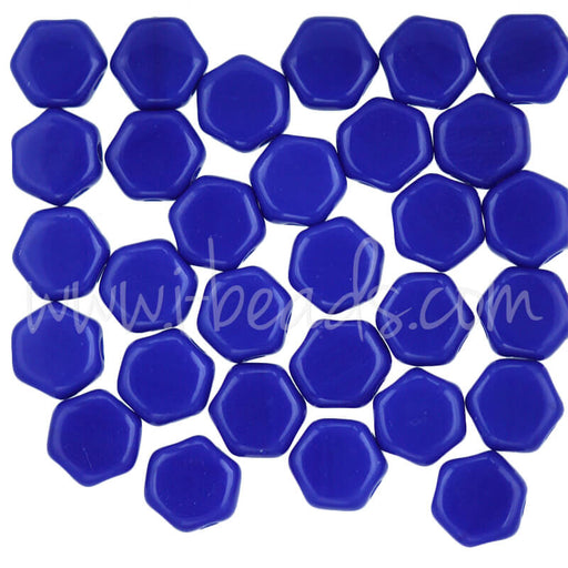 Kaufen Sie Perlen in Deutschland Honeycomb Perlen 6mm royal blue opaque (30)