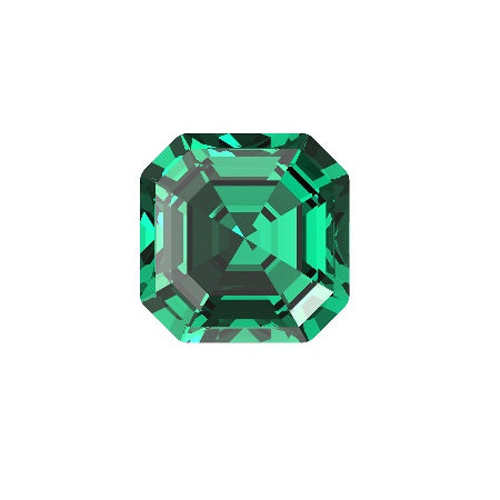 Kaufen Sie Perlen in Deutschland Swarovski 4480 Imperial Cut EMERALD Foiled -10mm (1)