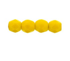 Kaufen Sie Perlen in Deutschland Glasschliffperlen  SUNFLOWER YELLOW Gelb 3mm (30)