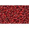 Cc25c - Toho rocailles perlen 15/0 silver lined ruby (100g)