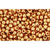 cc421 - Toho rocailles perlen 11/0 gold lustered transparent pink (10g)