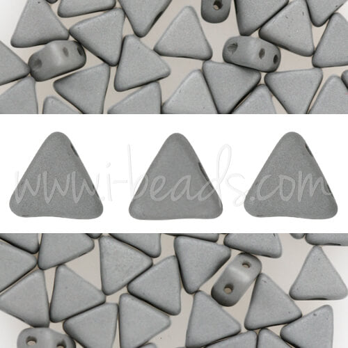 Kaufen Sie Perlen in Deutschland KHEOPS par PUCA 6mm opaque grey silk mat (10g)