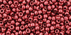 Kaufen Sie Perlen in Deutschland ccPF564 - Toho beads 15/0 round galvanized brick red (5gr)