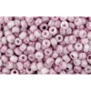 cc1200 - Toho rocailles perlen 11/0 marbled opaque white/pink (10g)