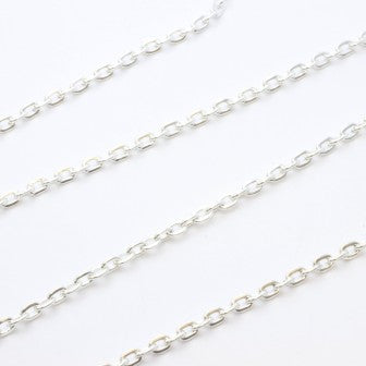 Silver Filled oval ROLO  Chain 3x2mm (30cm)