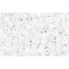 Kaufen Sie Perlen in Deutschland cc121 - toho hexagon perlen 2.2mm opaque lustered white (10g)