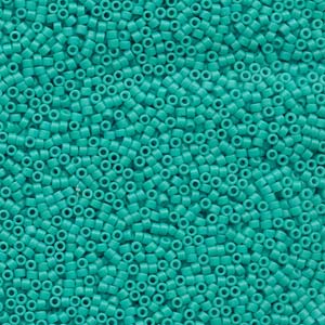 Kaufen Sie Perlen in Deutschland DB793 -11/0  delica bead opaque MATTE TURQUOISE- 1,6mm - Hole : 0,8mm (5gr)