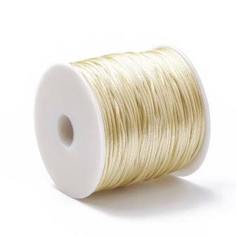 Rattenschwanzschnur BEIGE 1mm (3m)