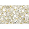 Cc21 - Toho rocailles perlen 6/0 silver lined crystal (250g)