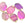 Perlengroßhändler in Deutschland Pinker Achatscheiben-Anhänger, besetzt mit Goldmessing - 4 cm x 2 cm