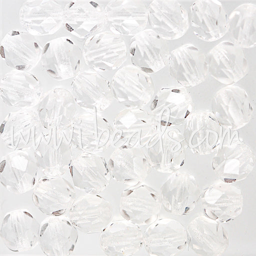 Kaufen Sie Perlen in Deutschland Glasschliffperlen crystal 6mm (50)