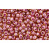 Kaufen Sie Perlen in Deutschland Cc960 - Toho rocailles perlen 11/0 light topaz/ pink lined (10g)