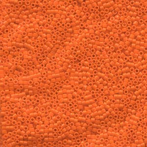 Kaufen Sie Perlen in Deutschland DB722 - 11/0 delica bead opaque Orange FLASHY- 1,6mm - Hole : 0,8mm (5gr)