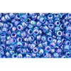Kaufen Sie Perlen in Deutschland cc1837 - Toho rocailles perlen 11/0 rainbow aqua/ opaque purple (10g)