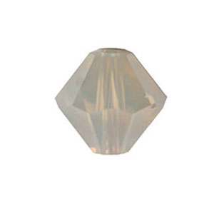 5328 Swarovski xilion doppelkegel light grey opal 4mm (40)