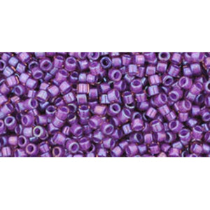 Kaufen Sie Perlen in Deutschland cc928 - Toho treasure perlen 11/0 inside color rainbow rosaline/opaque purple lined (5g)