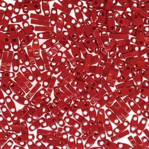 Cc408 - miyuki tila perlen QUARTER Opaque red 1.2mm (50 beads)