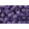 cc19f - Toho rocailles perlen 6/0 transparent frosted sugar plum (10g)