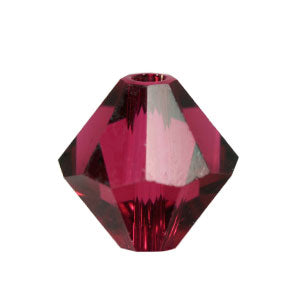 5328 Swarovski xilion doppelkegel ruby 6mm (10)