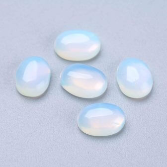 Kaufen Sie Perlen in Deutschland Ovaler Cabochon 8x6mm OPALITE (1)