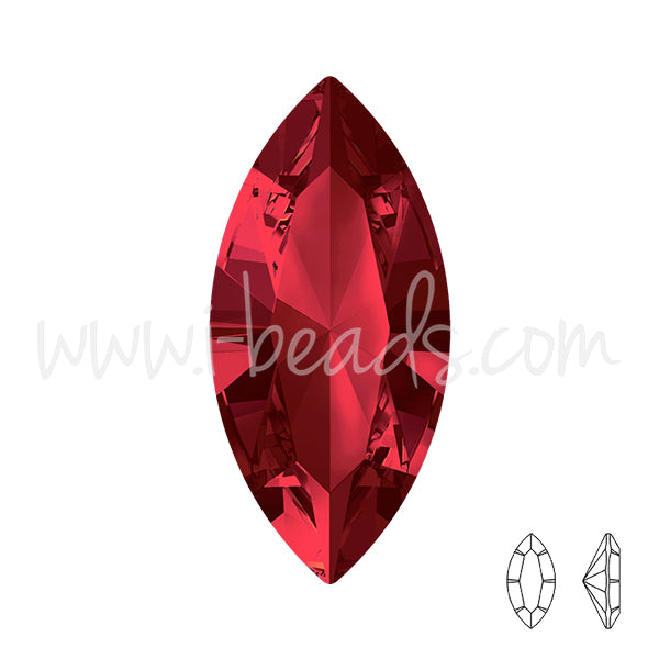 Swarovski 4228 navette siam 15x7mm (1)