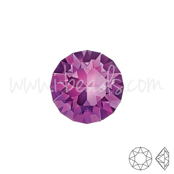 Swarovski 1088 xirius chaton amethyst 8mm-ss39 (3)