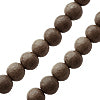 Kaufen Sie Perlen in Deutschland Perlenstrang aus grauholz 8mm (1)