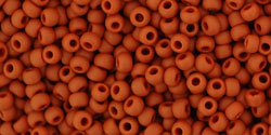 Kaufen Sie Perlen in Deutschland cc46LF - Toho beads 15/0 round Opaque frosted Terra Cotta (5gr)