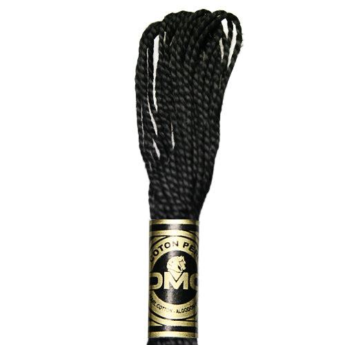 DMC pearl cotton Garn n°3 15m schwarz 310 (1)