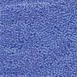 DB1588 -11/0   opaque MATTE  Cyan Blue - 1,6mm - Hole : 0,8mm (5gr)