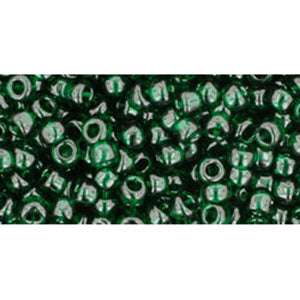 Kaufen Sie Perlen in Deutschland cc939 - Toho rocailles perlen 8/0 transparent green emerald (10g)