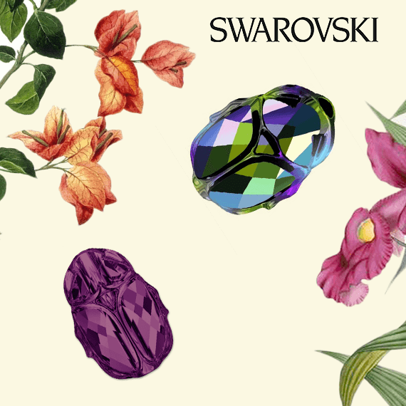 Swarovski 5728 Scarab Perle