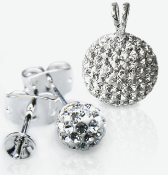 Anhänger und Perlen Halb-gebohrte Stil Shamballa