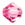 Perlen Einzelhandel Doppelkegelperle Preciosa Kristall Pink 6mm (10)