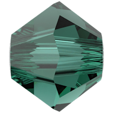 Crystal4you 5328 Xilion Bicone-Perlen Emerald 25 mm (40 Stück)