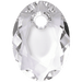 Crystal4You 6438 Anhänger oval Farbe: Crystal (klar) 9 mm (2 Stück)