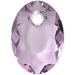 Crystal4You 6438 Anhänger oval Farbe: Light Amethyst 9 mm (2 Stück)