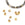 Perlen Einzelhandel Rondelle-Perle. goldener Stahl. Diamantschliff 3 x 2.5 mm – Loch: 1.2 mm (10)