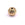 Perlen Einzelhandel Runde goldene Stahlperle mit Mustern 11,5 x 10,5 mm – Loch: 3,5 mm (1)