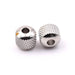 Rohrperlen aus Edelstahl mit Diamantschliff – 8 mm – Loch: 2 mm (2)