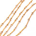 Stab- und Ringkette 5 mm – Edelstahl goldfarben (50 cm)
